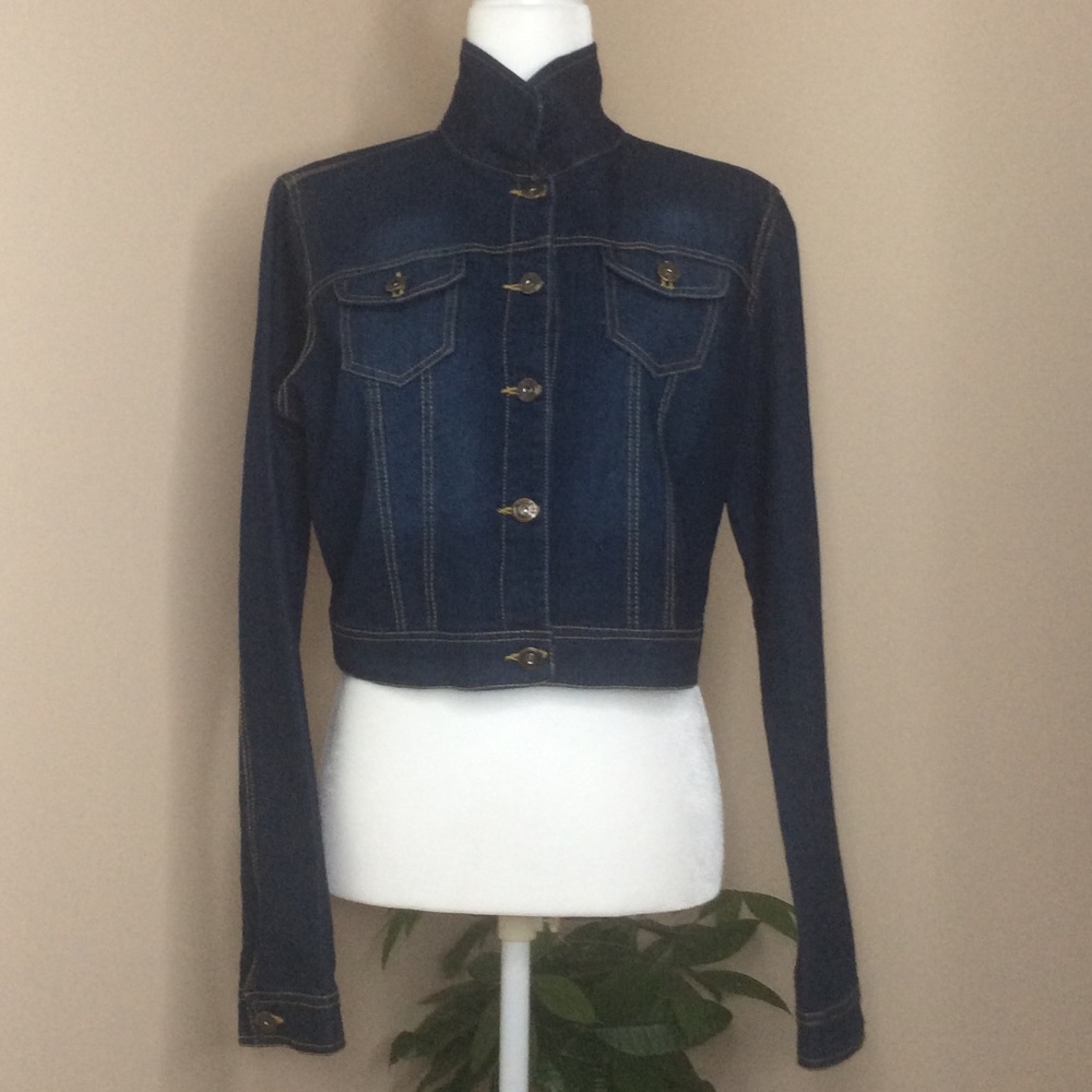 Used denim jacket